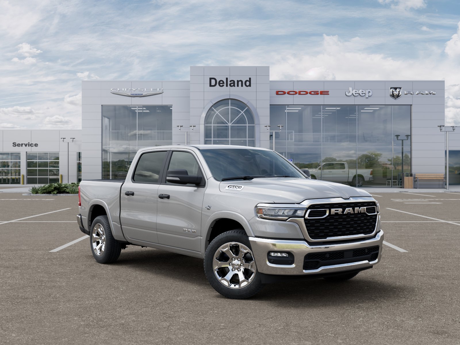 New 2026 Silver Zynith Exterior Paint RAM Big Horn/Lone Star image 38