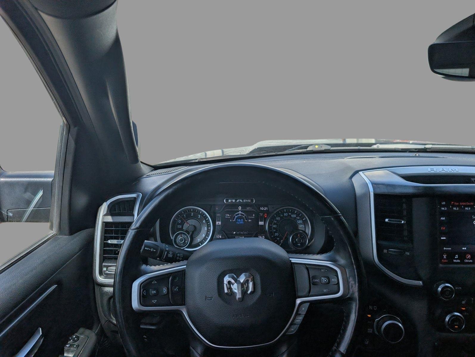 Used 2021 Diamond Black Crystal Pearlcoat Ram Big Horn image 33