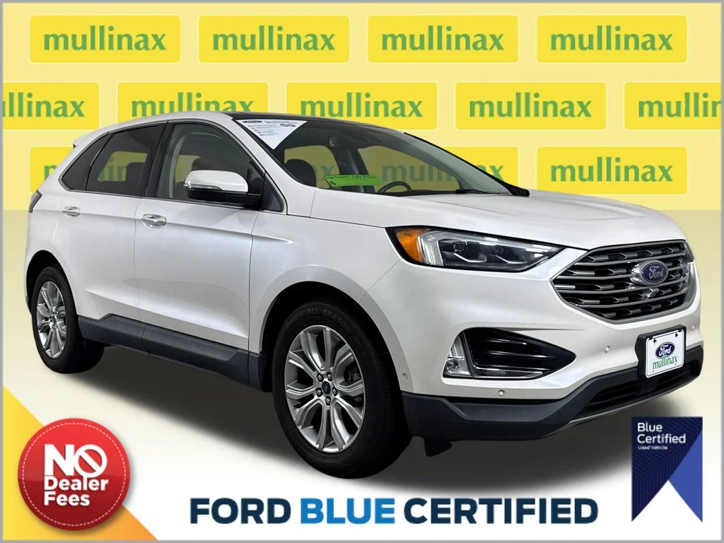 Certified Used 2019 White Ford Titanium image 1