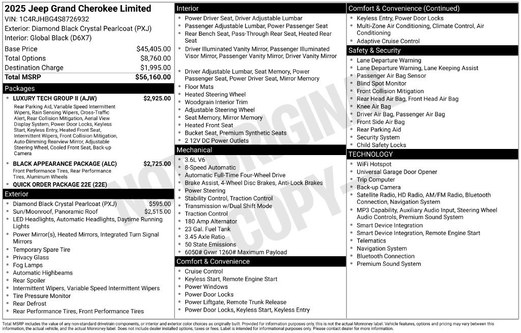 Used 2025 Black Jeep Limited image 5