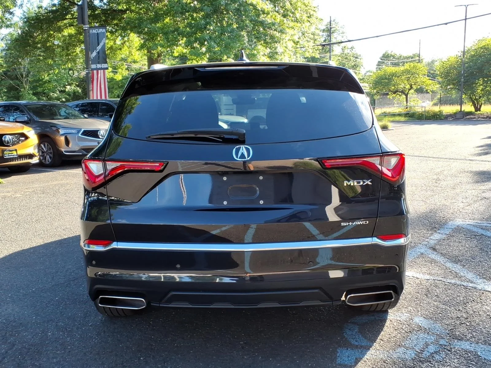 Used 2024 Phantom Violet Pearl Acura SH-AWD ADVANCE image 5