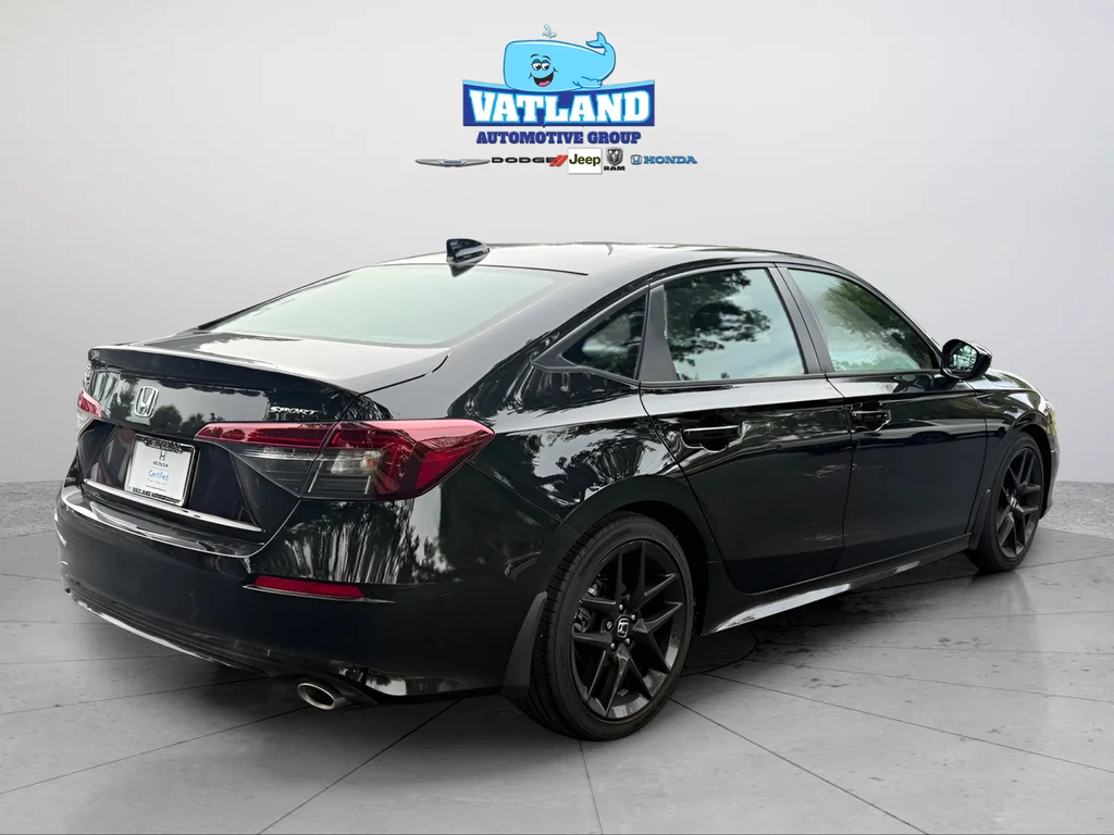 Certified Used 2025 Crystal Black Pearl Honda Sport image 5