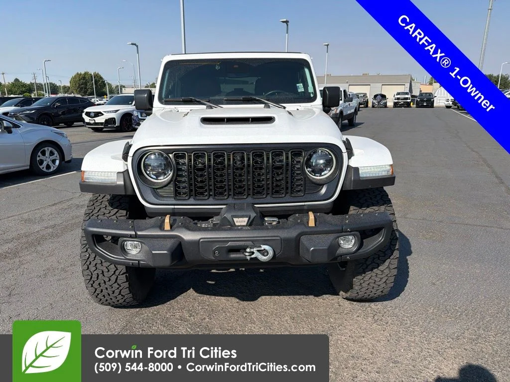 Used 2024 Bright White Clearcoat Jeep Rubicon 392 image 12