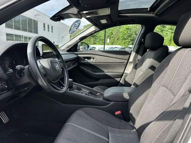 Certified Used 2025 Platinum White Pearl Honda HYBRID SPORT image 15
