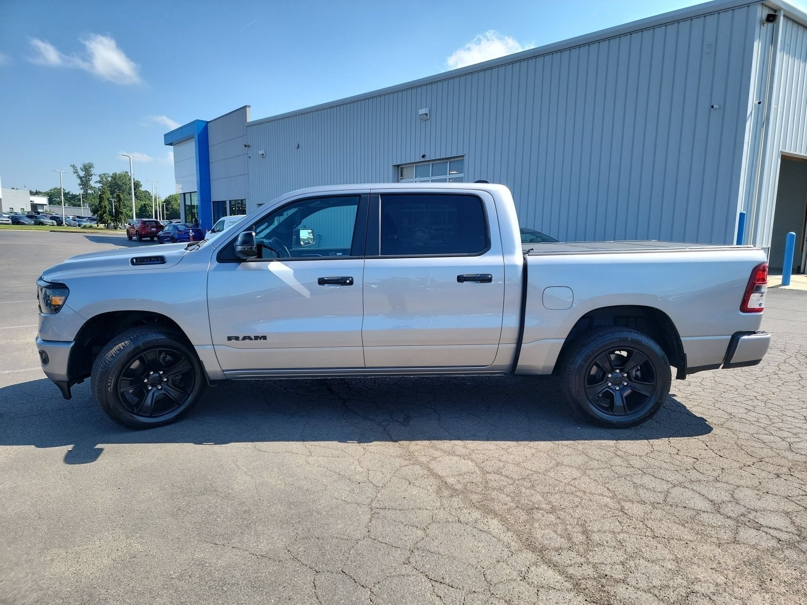 Used 2023 Billet Silver Metallic Clearcoat Ram Big Horn image 4