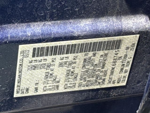Used 2022 Blue Nissan SV image 30
