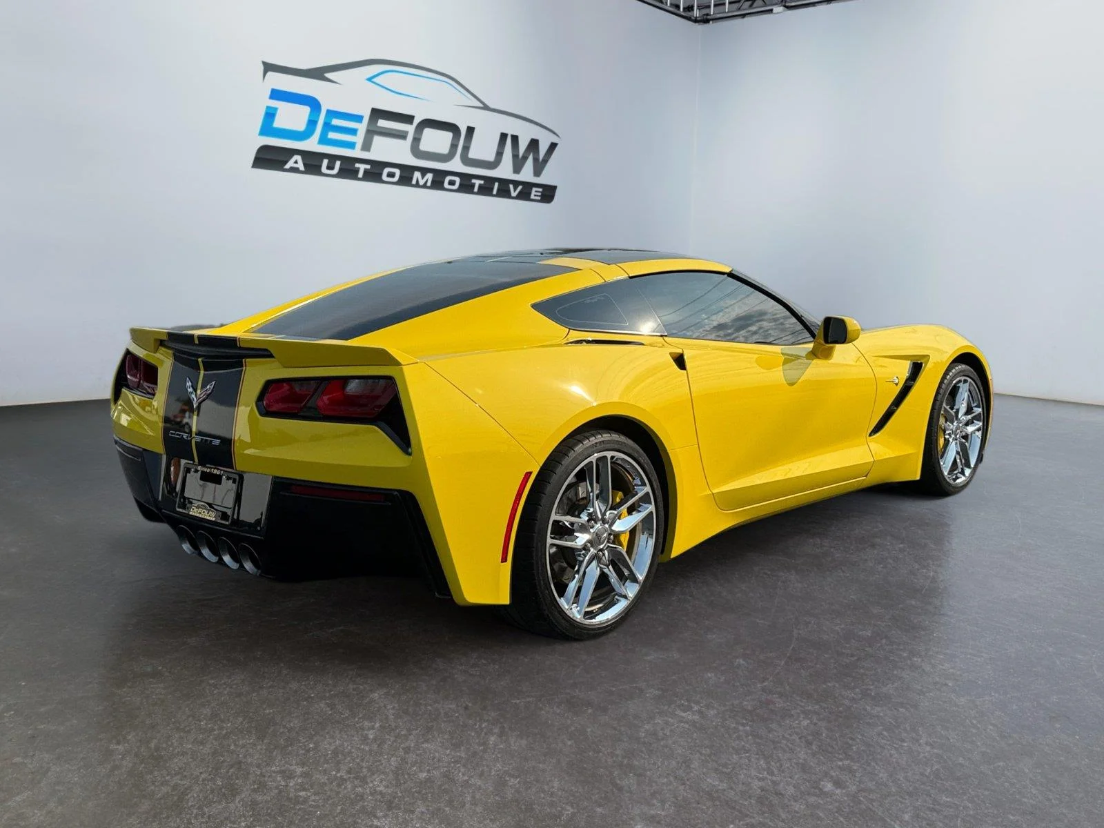 Used 2016 Corvette Racing Yellow Tintcoat Chevrolet Z51 3LT image 3