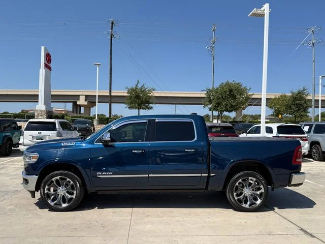 Used 2022 Patriot Blue Pearlcoat Ram Limited image 8