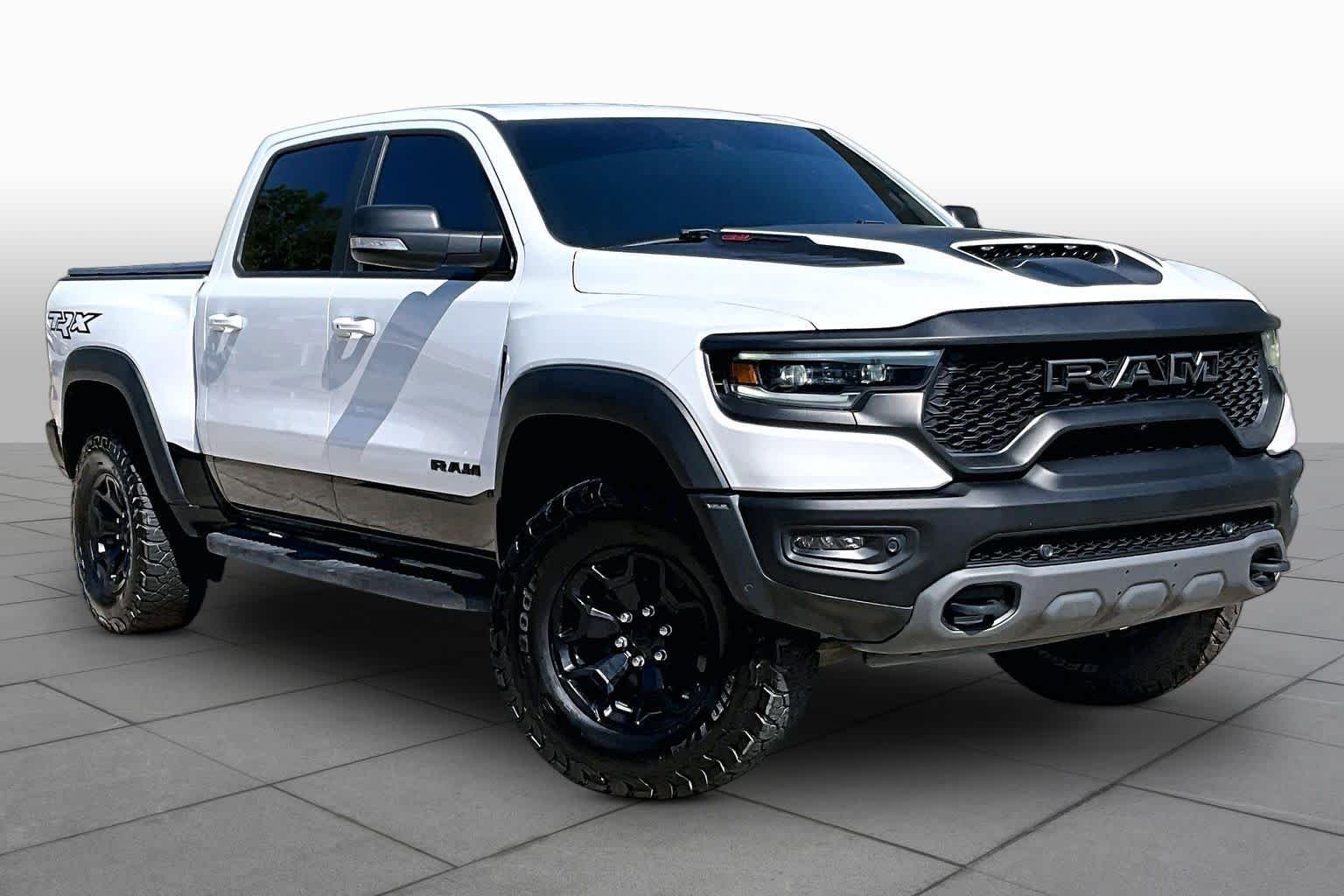 Used 2022 Bright White Clearcoat Ram TRX image 3