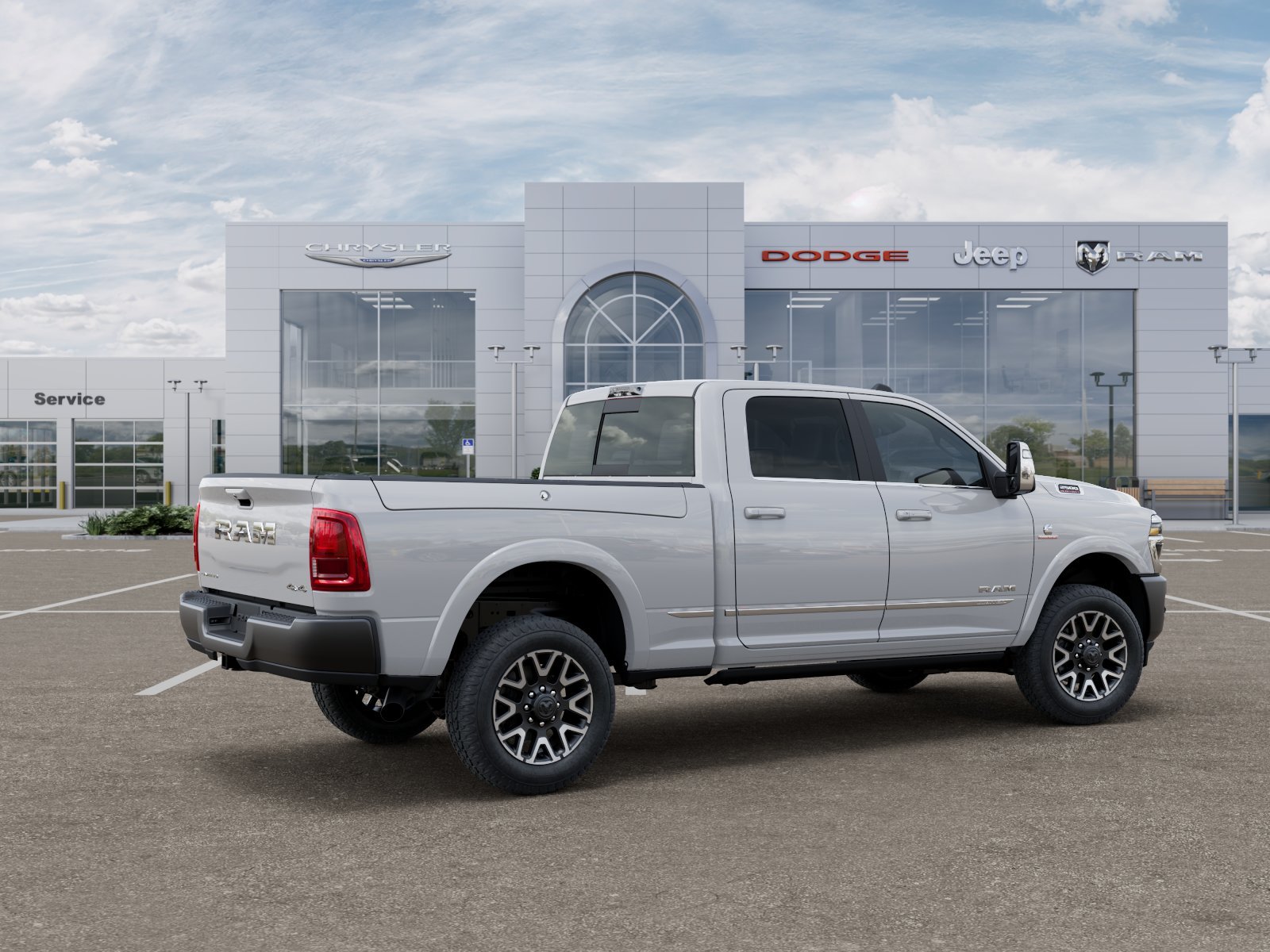 New 2025 Bright White Clearcoat RAM Limited image 28
