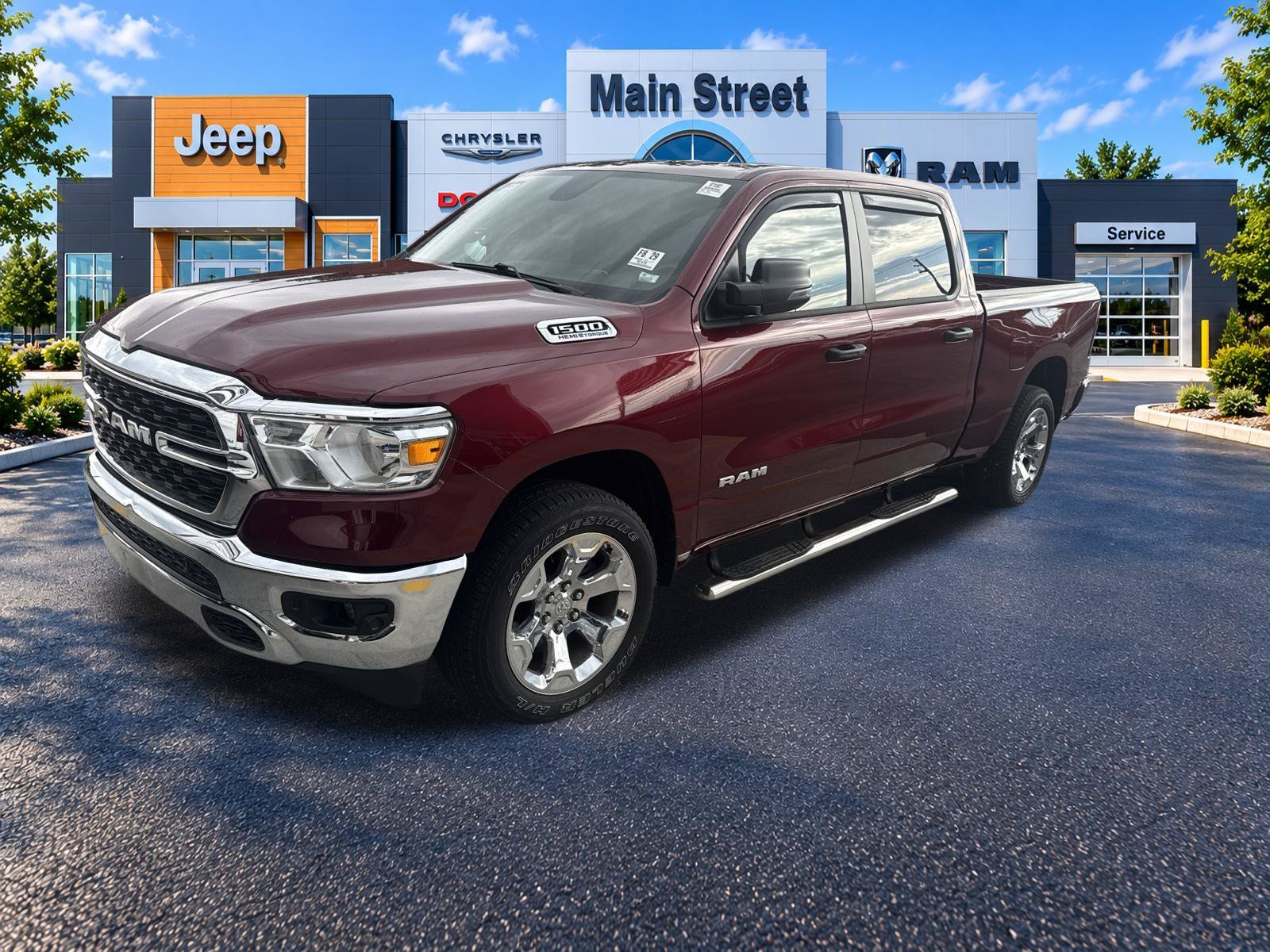 Used 2024 RAM Ram 1500 Pickup Big Horn/Lone Star with VIN 1C6SRFMT5RN208839 for sale in Kansas City
