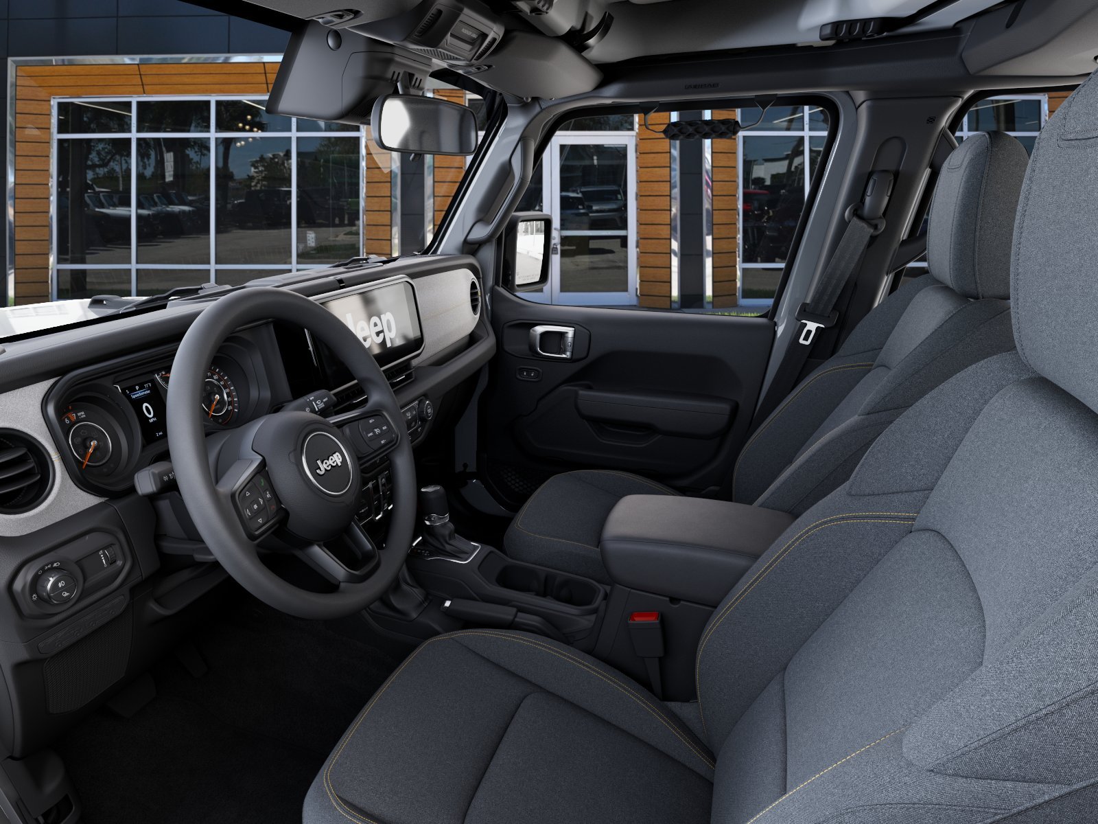 New 2026 Bright White Clearcoat Jeep Sport image 48