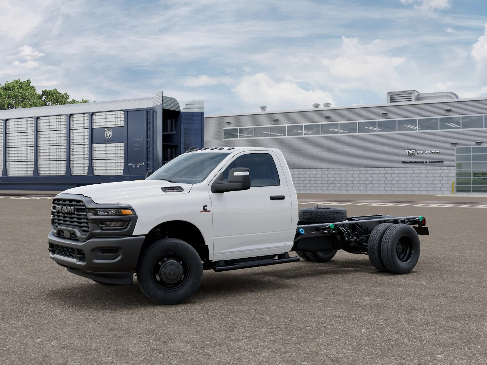 New 2027 Bright White Clear-Coat Paint RAM TRADESMAN image 2