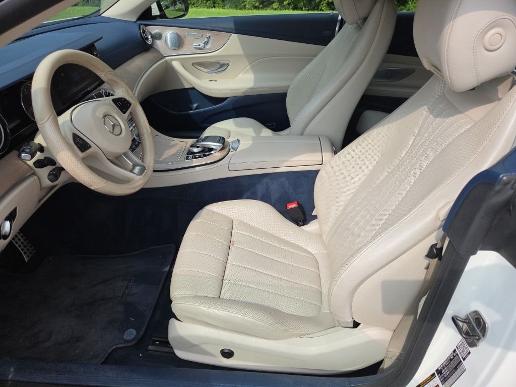 Used 2018 designo Diamond White Metallic Mercedes-Benz E 400 image 4