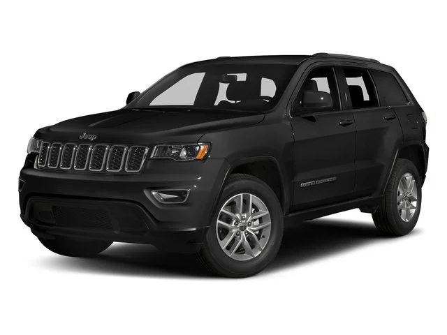 Used 2017 Diamond Black Crystal Pearlcoat Jeep Laredo image 1