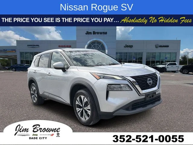 Used 2023 Silver Nissan SV image 1