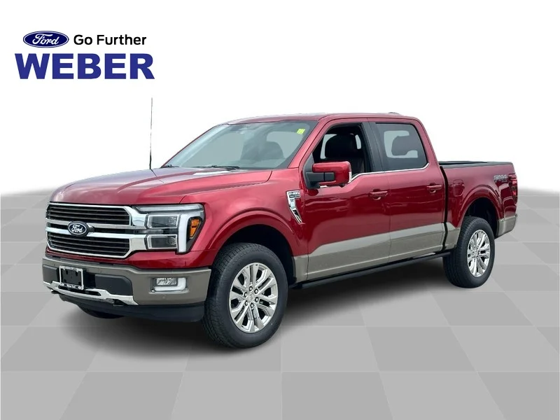 New 2026 Ruby Red Metallic Tinted Clearcoat Ford King Ranch 4WD SuperCrew 5.5