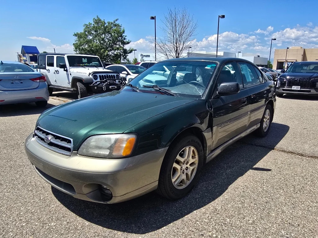 Used 2000 Timberline Green Pearl/Titanium Pearl Subaru Outback Ltd image 1
