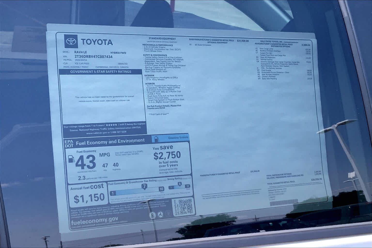 New 2026 Ice Cap Toyota LE image 22