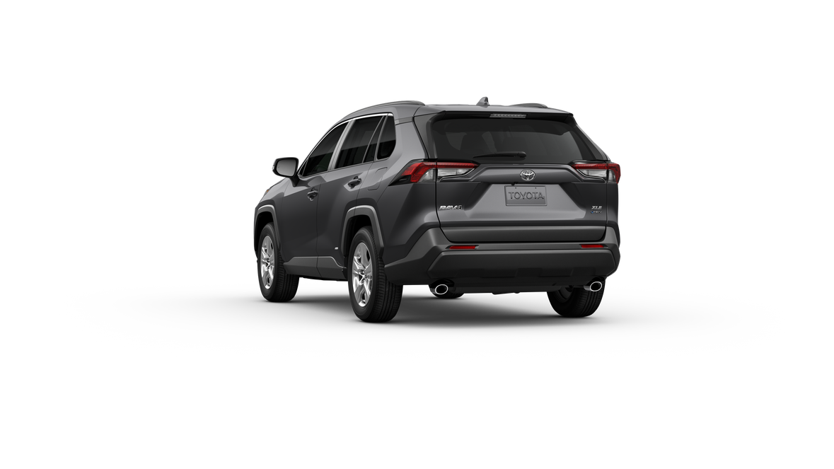 New 2025 Magnetic Gray Metallic Toyota Hybrid XLE image 4
