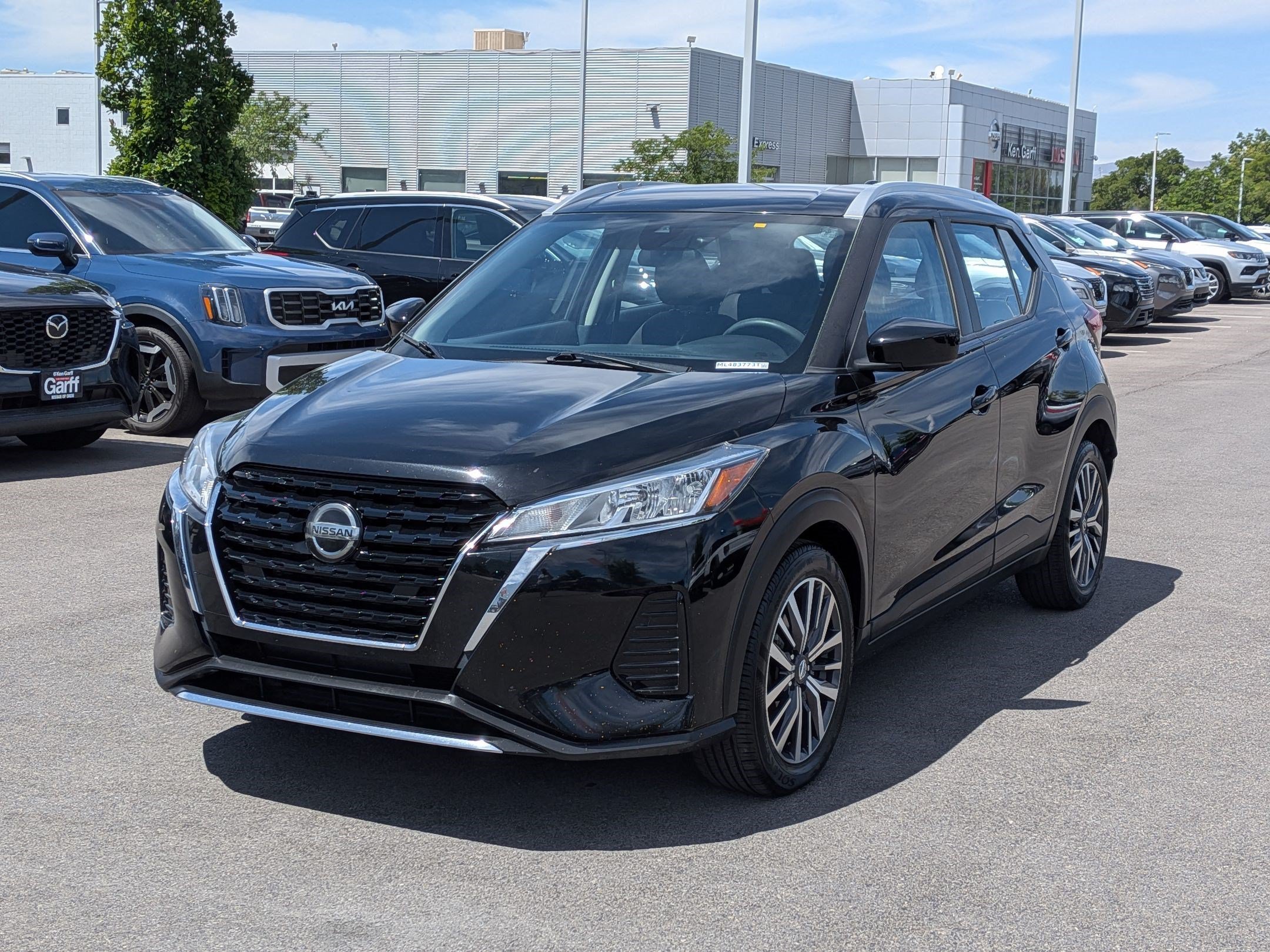 New 2021 Super Black Nissan SV image 7