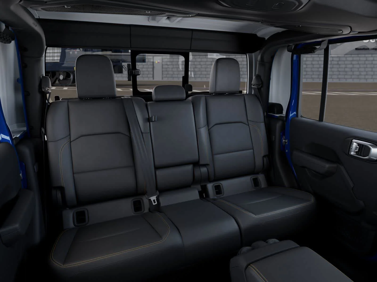 New 2026 Hydro Blue Pearl-Coat Exterior Paint Jeep Sahara image 15