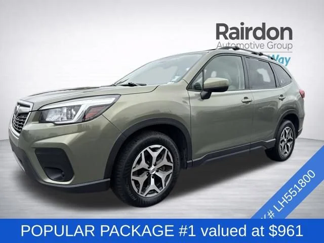 Used 2020 Jasper Green Metallic Subaru Premium image 3