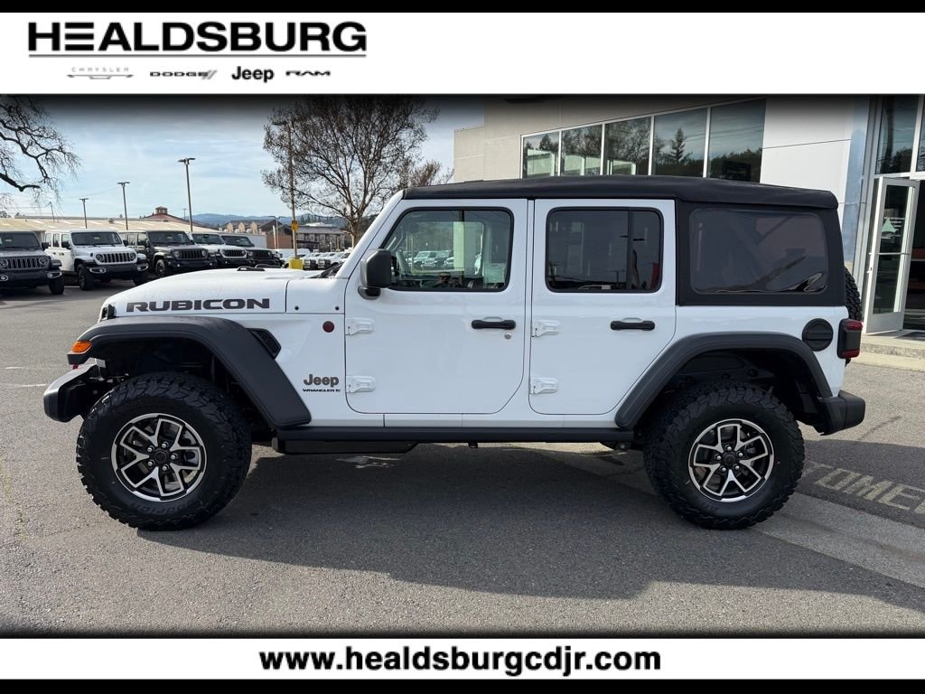 New 2026 Bright White Clear-Coat Exterior Paint Jeep Rubicon image 2