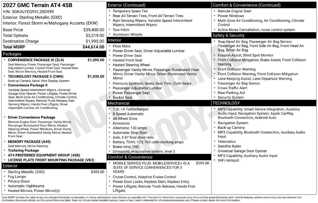 2027 GMC Terrain AT4 - Photo 28