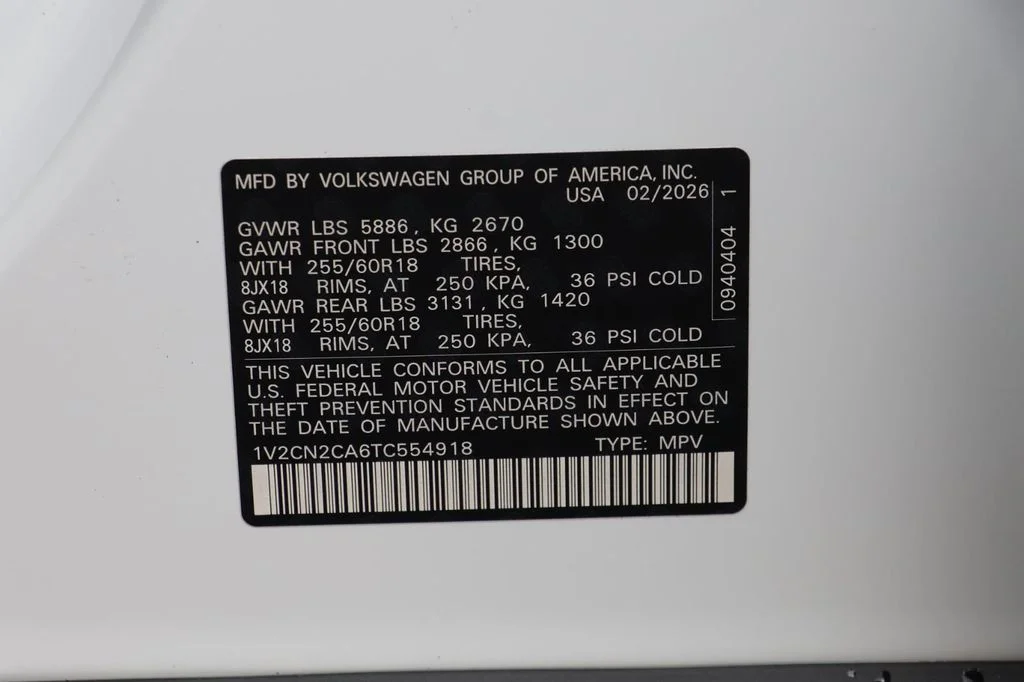 New 2026 Opal White Volkswagen 2.0T Peak Edition image 25