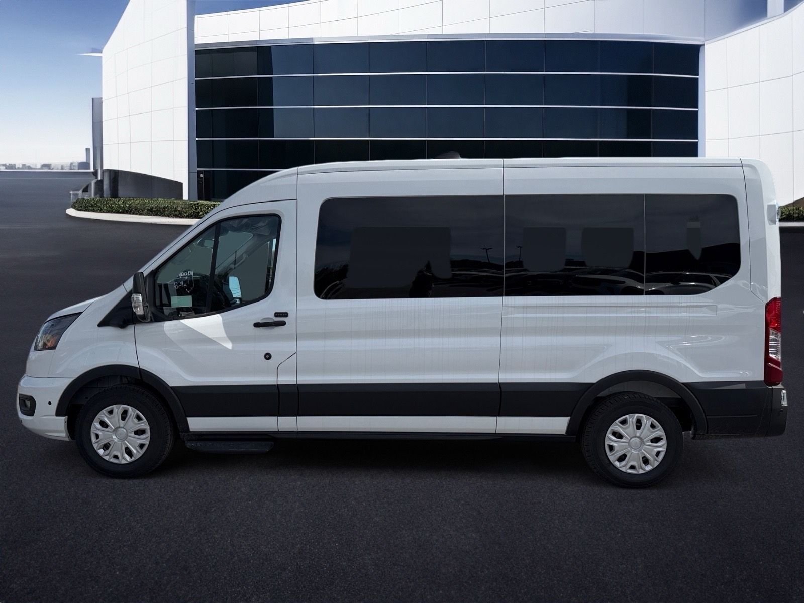 New 2026 Oxford White Ford Passenger Van XLT image 7