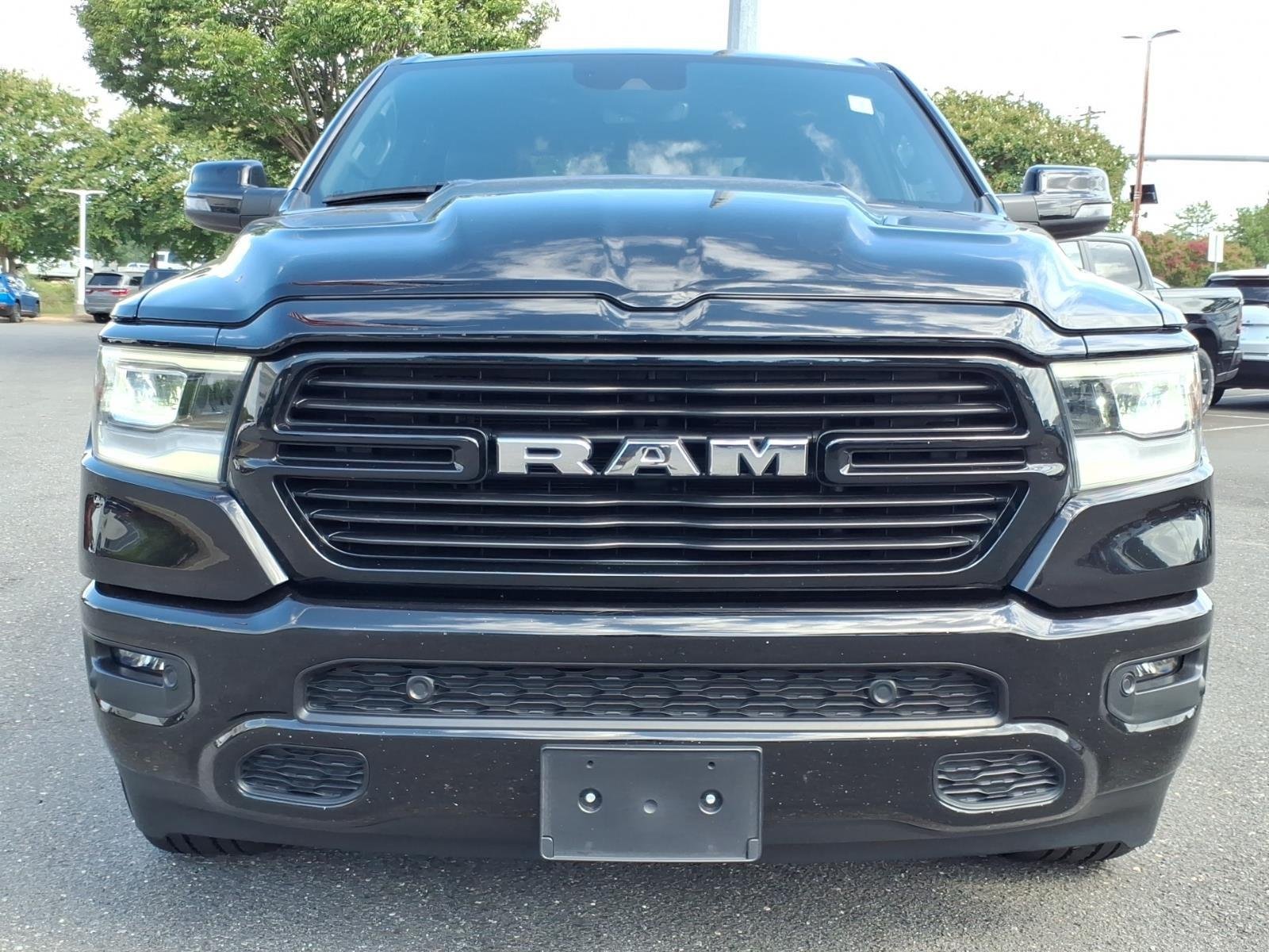 Used 2023 Diamond Black Crystal Pearlcoat Ram Laramie image 14
