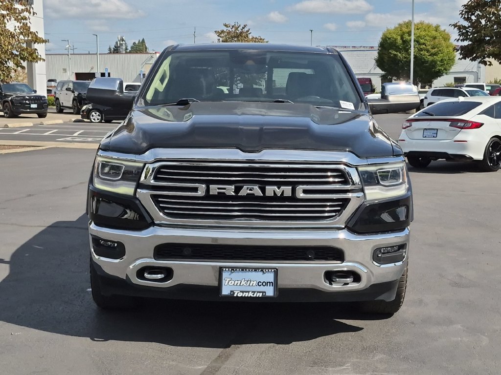 Used 2021 Diamond Black Crystal Pearlcoat Ram Laramie image 8