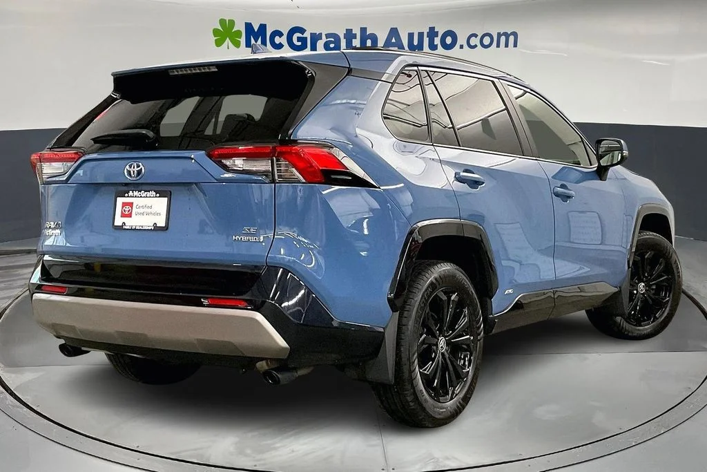 Certified Used 2023 Blue Toyota SE image 17