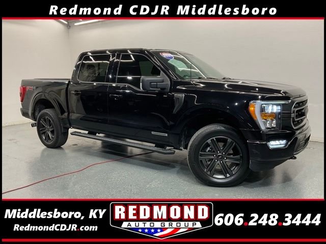Used 2021 Black Ford XLT image 1