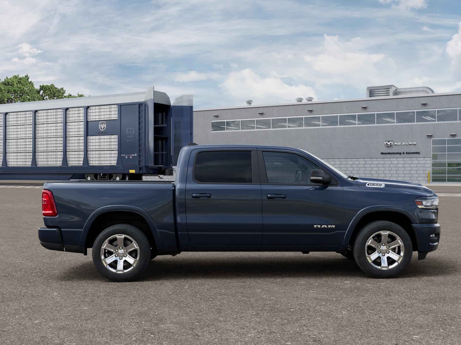 New 2026 Forged Blue Metallic Exterior Paint RAM Big Horn/Lone Star image 21