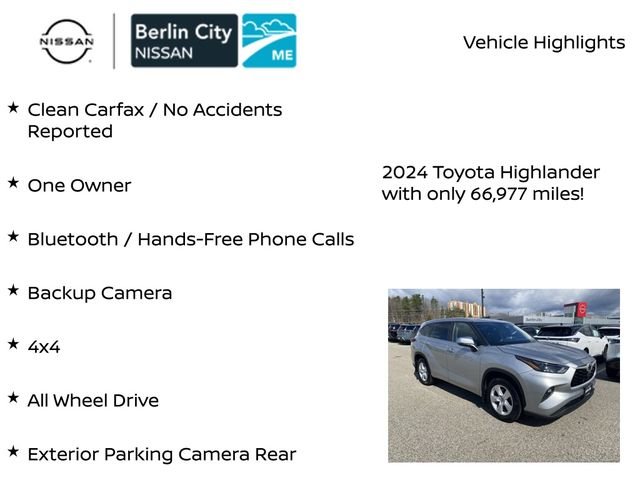 Used 2024 Silver Toyota LE image 7