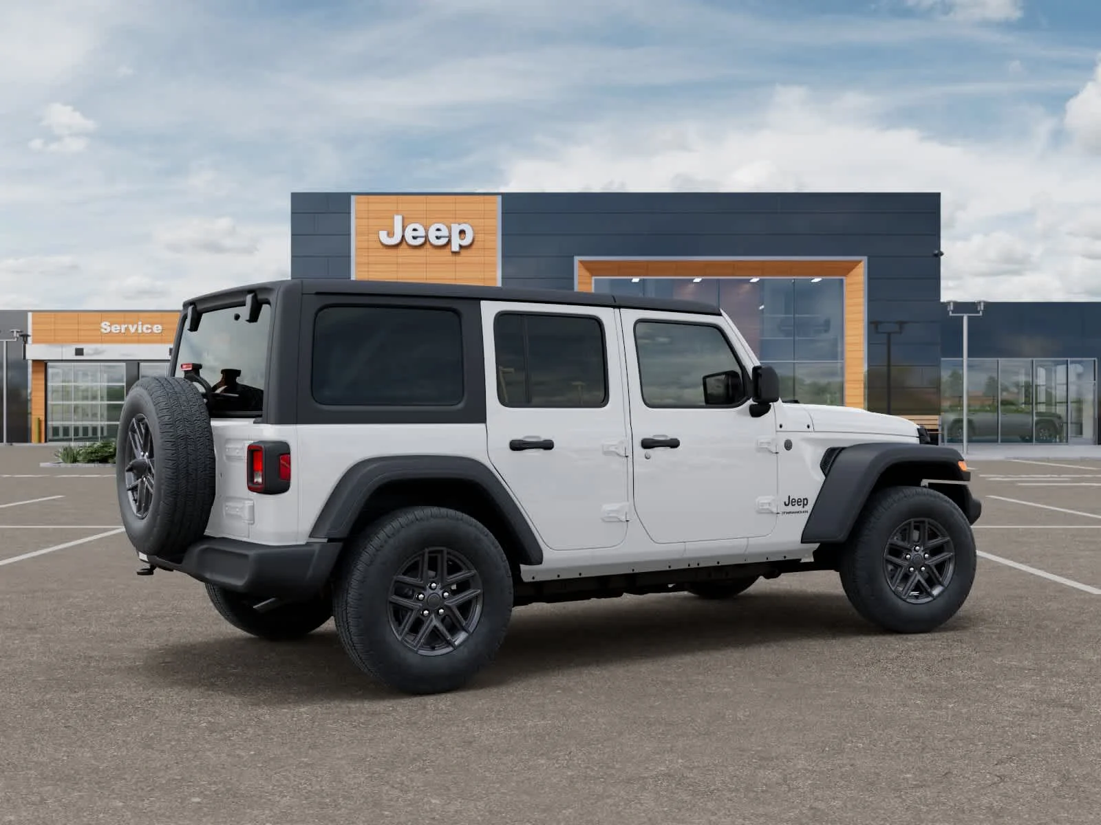 New 2026 Bright White Clearcoat Jeep Sport image 4