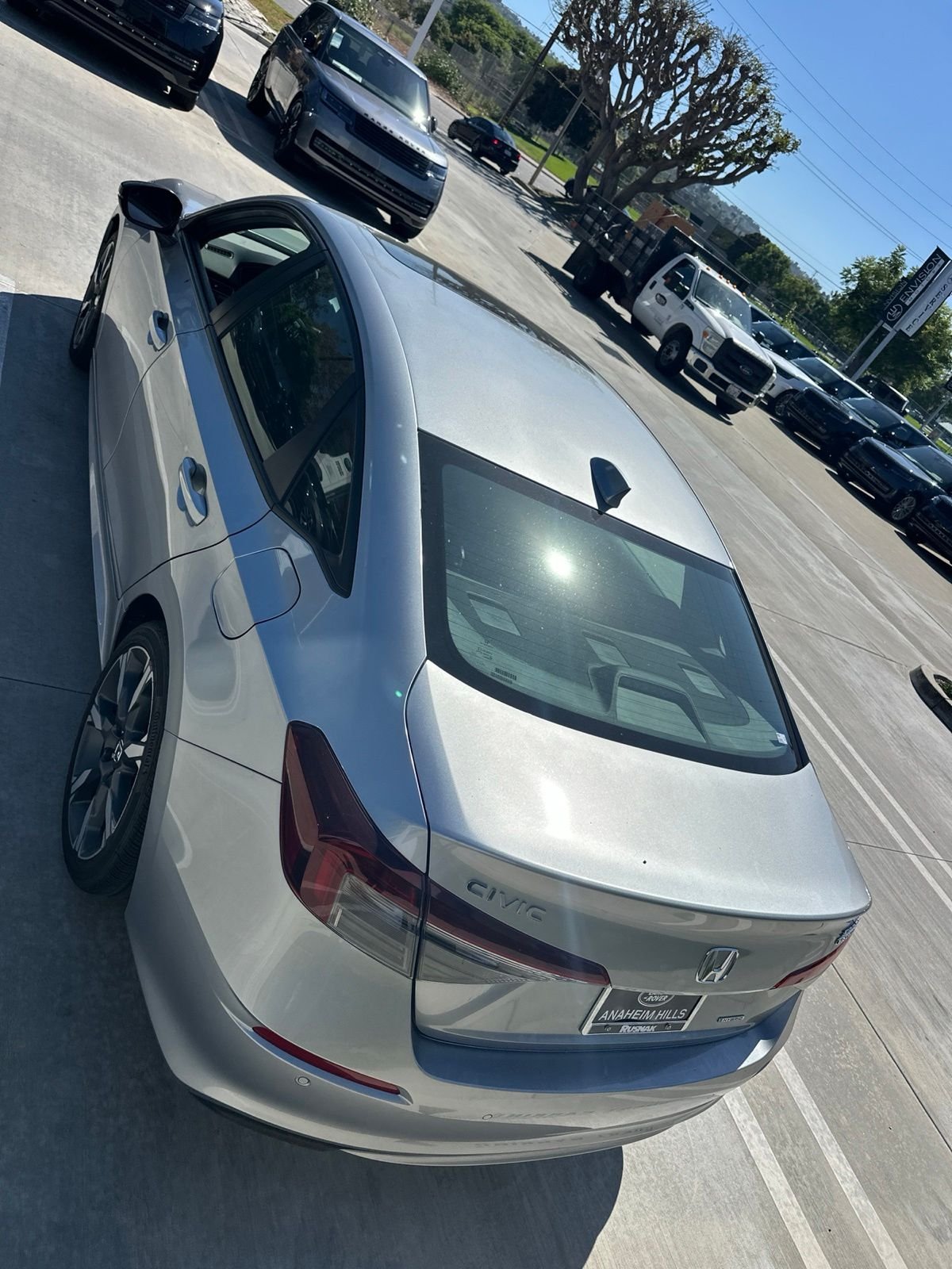 Used 2025 Solar Silver Metallic Honda Sport image 5