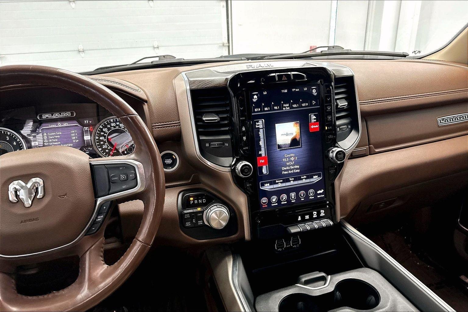 Used 2020 Patriot Blue Pearlcoat Ram Laramie image 13