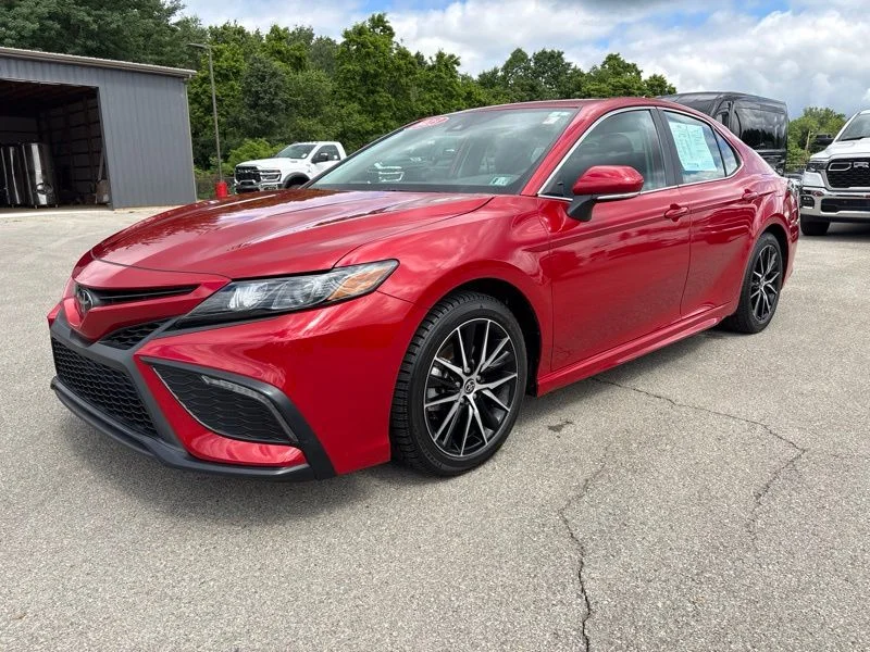 Used 2023 Red Toyota SE image 7