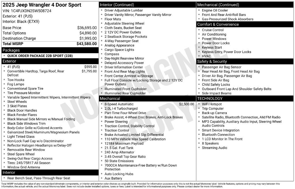 Used 2025 41 Jeep Sport image 12