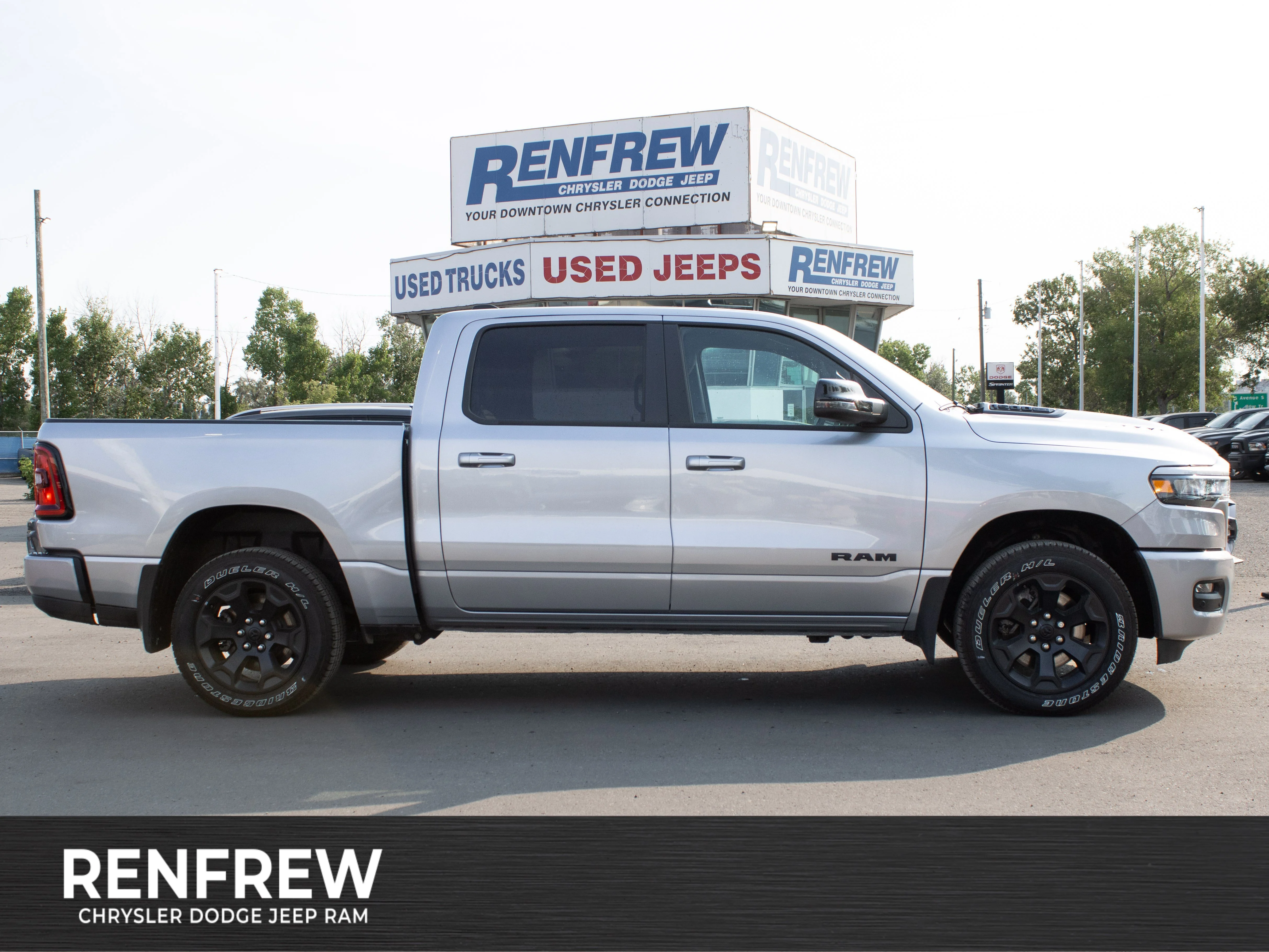 Certified Used 2025 Silver RAM Sport * Twin-Turbo | Alpine | Heated Leather Seats | Navigation | 360 View Camera image 1