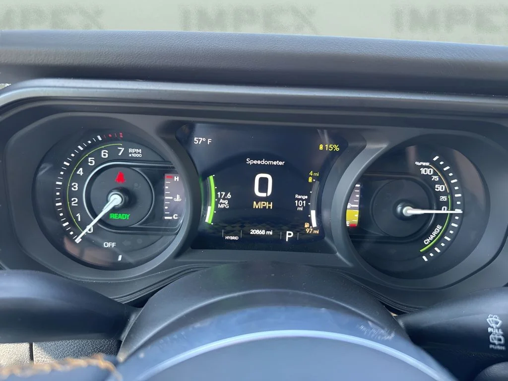 Used 2024 Yellow Jeep Sahara 4xe image 18