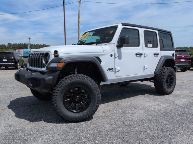 New 2026 Bright White Clear-Coat Exterior Paint Jeep Sport S image 1
