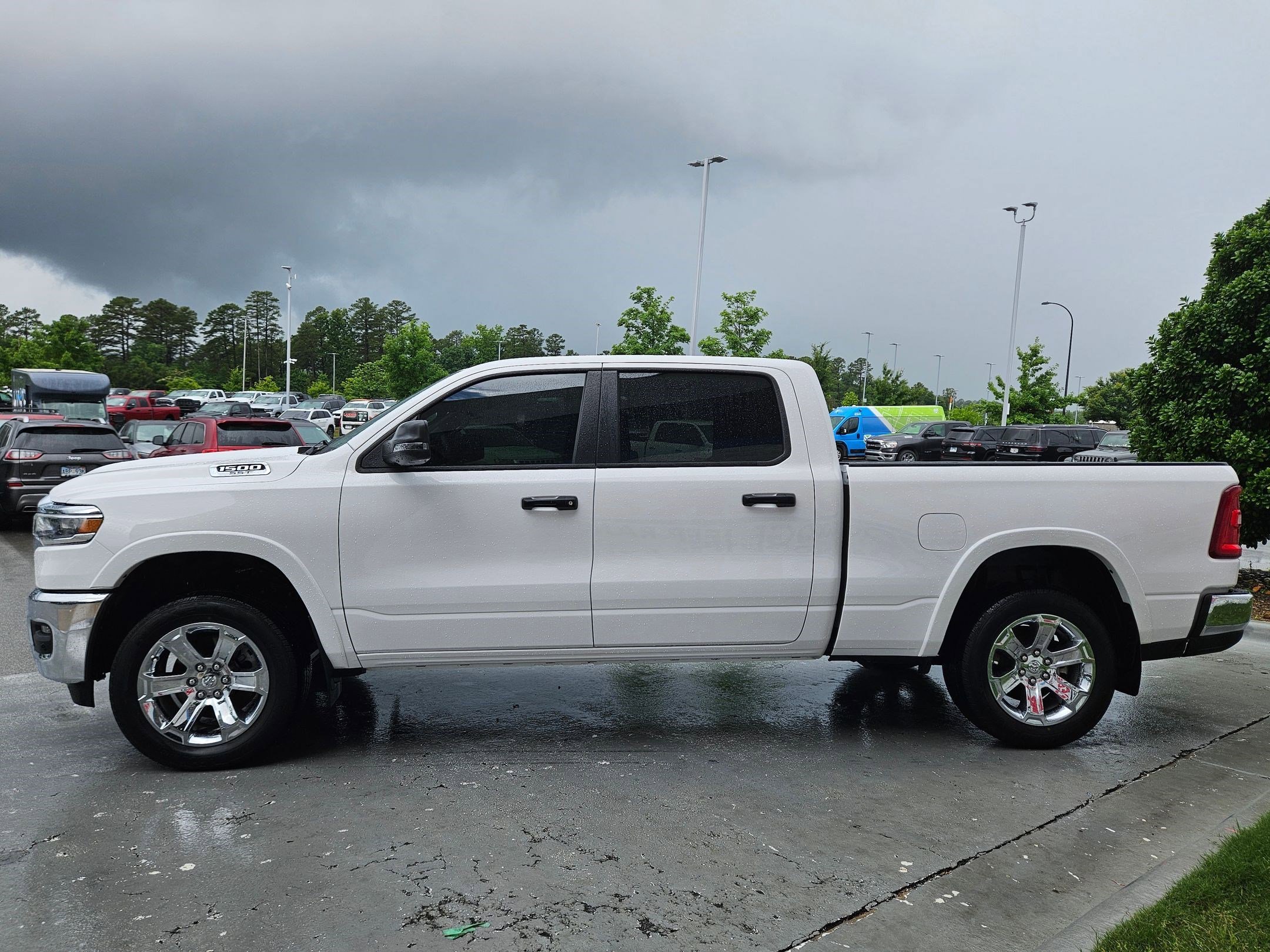 Used 2025 Bright White Clearcoat RAM Big Horn image 4