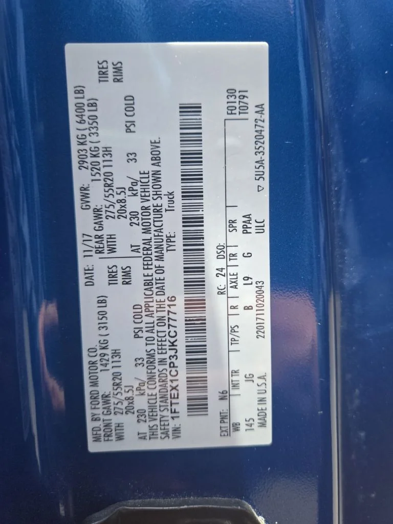 Used 2018 Blue Ford XL image 7