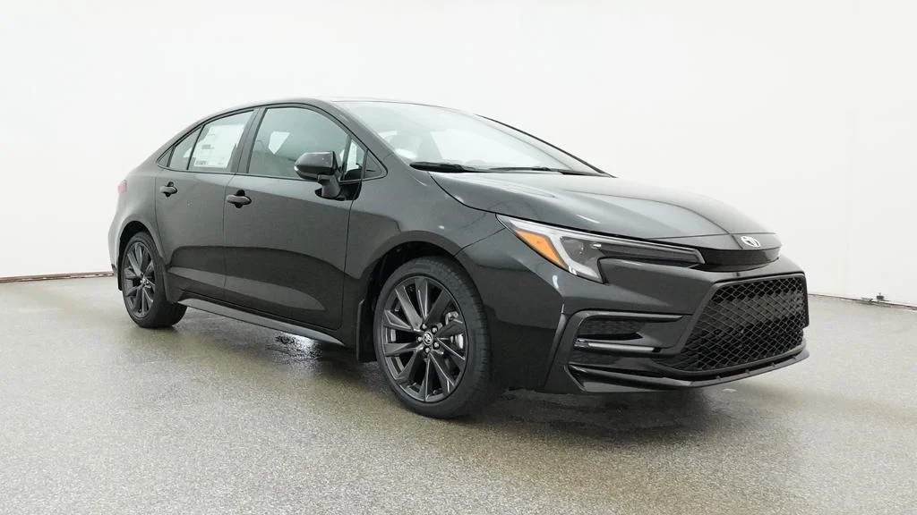 New 2026 Midnight Black Metallic Toyota SE image 9