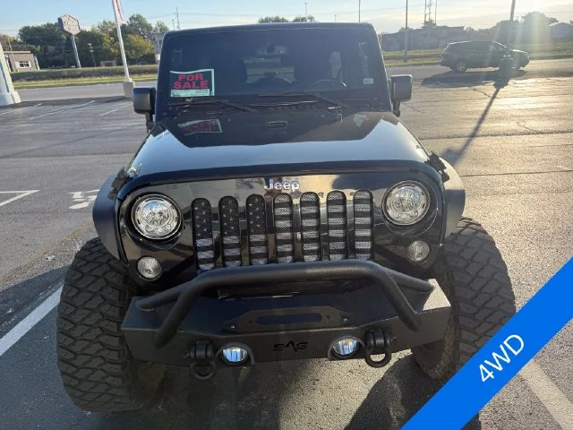 Used 2017 Black Clearcoat Jeep Unlimited Sport image 2