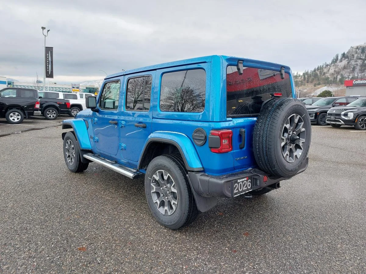 New 2026 Blue Jeep Sahara 4 Door 4x4 image 7